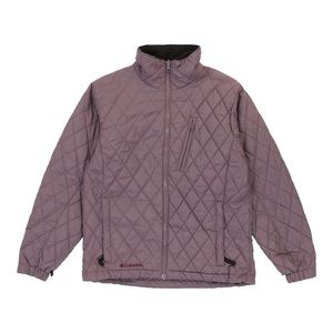Columbia Interchange Purple Full Zip Quilted Puffer Jacket
